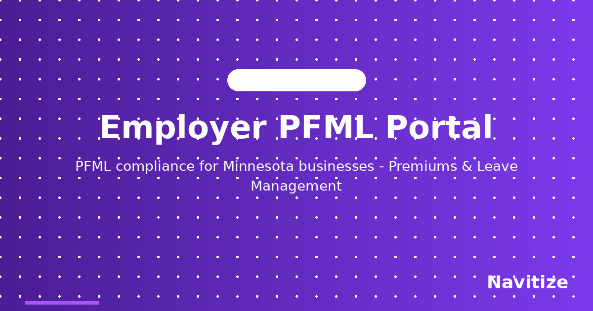 Pfml Form.pdf Minnesota Employer PFML Compliance Guide 2026 | Premium Calculator ...
